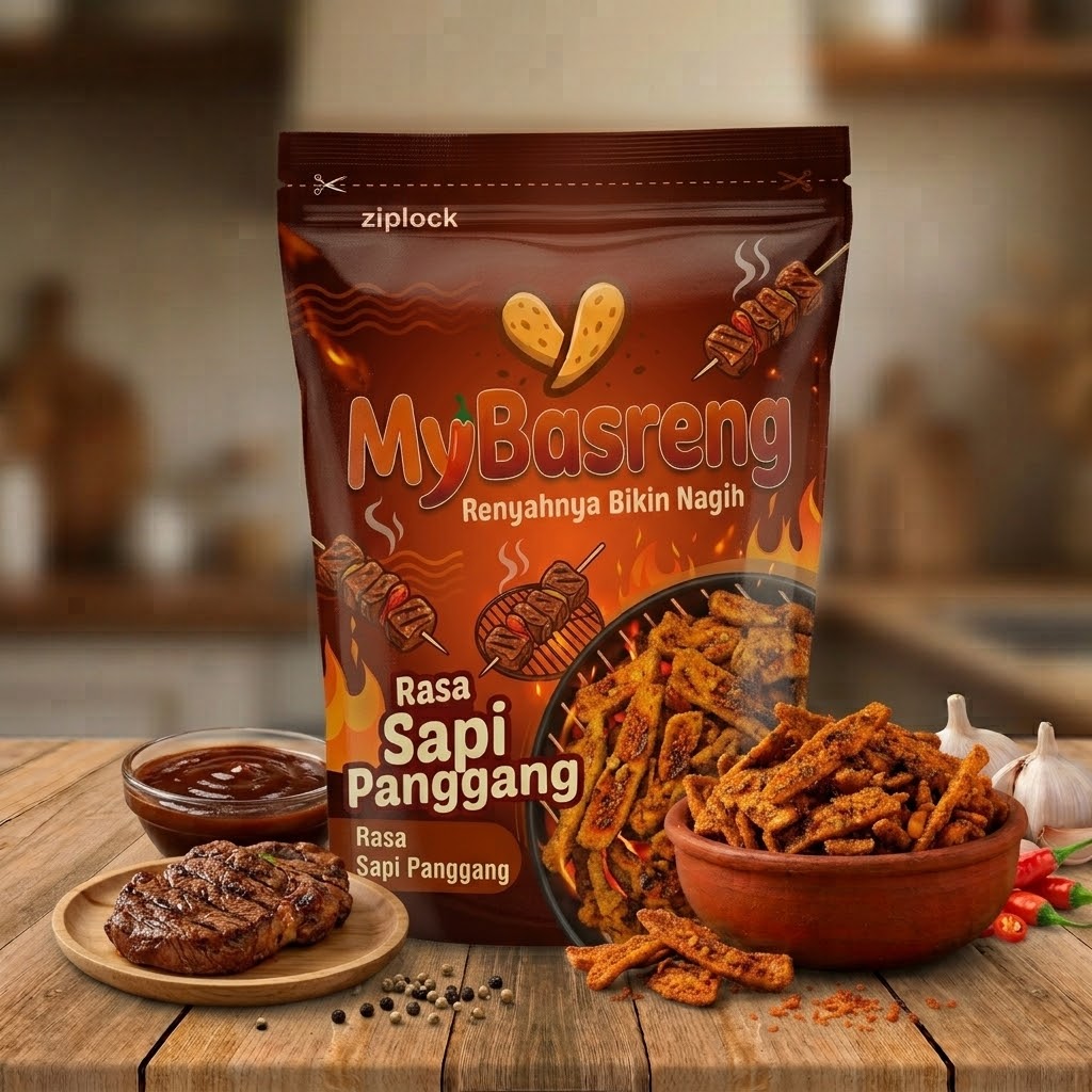 MyBasreng Rasa Sapi Panggang 90 gr